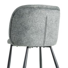 Silla Jaspeado Verde Tejido-Metal 56 X 56 X 78 cm