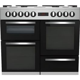 Cocina eléctrica BEKO - 6 gas + 1 wok - 100 cm - PF335325DX - Acero inoxidable Cocina eléctrica BEKO - 6 gas + 1 wok - 100 cm - PF335325DX - Acero inoxidable