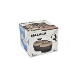 Nayeco 2 W Fuente de Agua Automática para Gatos y Perros Pequeños 1.7L con Filtro y Kit Montaje Fácil Málaga Tulipan-Moca