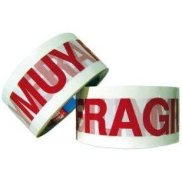 Cinta De Embalaje Tesa Pp Rollo 66X50 Blanco Con Texto Muy Fragil En Rojo (Set de 6) Precio: 41.7899999. SKU: S8423010