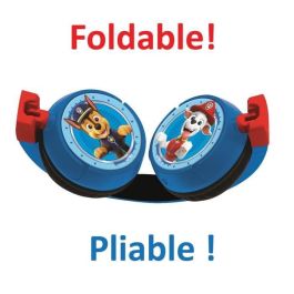 PAT 'PATROUILLE Cómodos auriculares 2 en 1 con bluetooth y cable plegables para niños con limitación de sonido - LEXIBOOK