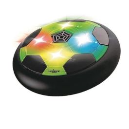 AeroFoot - Disco de fútbol flotante de espuma luminoso con 2 porterías, 1 balón y bomba, recargable