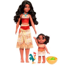 MATTEL Pack 2 Muñecas Vaiana Y Simea Jbt41 Disney Princess, Idioma: Español, +3 Años