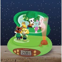 ANIMAL CROSSING - Reloj Despertador Proyector 3D con Sonidos