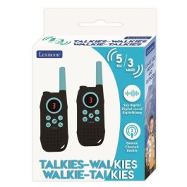 Walkie-talkies lexibook alcance hasta 5 km, con soporte cinturón. 15x4x21cm