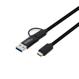 MicroConnect Cable USB-C a USB-A 3.2 Gen 1 SuperSpeed 5 Gbps - Conecta Laptops y Smartphones (USB-C) a Hubs/PC (USB-A) - 1m