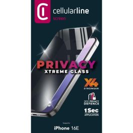 Cellularline Protector Pantalla Xtreme Glass Privacy para Apple iPhone 16e SE (2025) Vidrio Templado Ultra Protector Resistente Precio: 48.50000045. SKU: B1DXWNFFYT