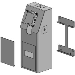 Ergonomic Solutions SpacePole Mini Kiosk Wall Mounted para Aplicaciones de Autoservicio Precio: 390.69000058. SKU: B17SDTZSFR