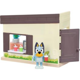 Moose 18920 Mini Playset Bluey Tienda de Zumos con Figura Articulada y Accesorios para Niños +3 Años