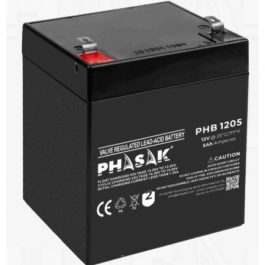 Phasak PHB 1205 Batería sellada plomo-ácido 12V 5Ah para SAI/UPS y telecomunicaciones Precio: 16.50000044. SKU: B1F3QCAAEF