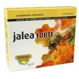 HERDIBEL Jalea Forte con Jalea Real, Miel, Própolis, Polen y Vitaminas para Sistema Inmunitario, 16 Unidosis Precio: 22.6900003. SKU: B19V55AQ4B