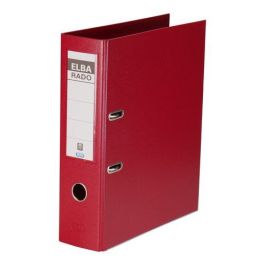 Elba Archivador de palanca Rado Plast cartón forrado DIN A4 rojo lomo 80 mm Precio: 8.88999947. SKU: B15DET6PXX