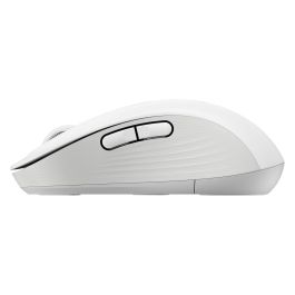 Logitech Signature M650 L Ratón Inalámbrico Bluetooth Bolt USB Receptor, Blanco, Diseñado para Mano Derecha, Tamaño L