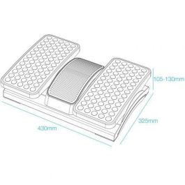 Tooq Reposapiés Ajustable/Inclinable TQFR0605-B Negro 430 x 320 x 105-130 mm