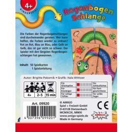 Mercurio Juego Serpentina ¿Quién Puede Ayudar A Poner Los Colores En Orden? 4 Años Cartas