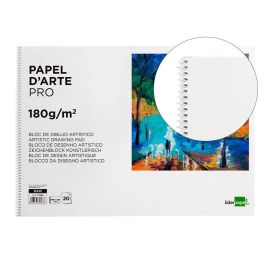 Bloc Dibujo Liderpapel Artistico Espiral 460x325 mm 20 Hojas 180 gr-M2 Sin Recuadro Perforado Precio: 7.9739000121. SKU: B1J8BV7CKP