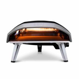 Ooni Koda 16 Horno de Pizza a Gas Negro Acero Inoxidable Temperatura 500°C Superficie Piedra 406x406mm