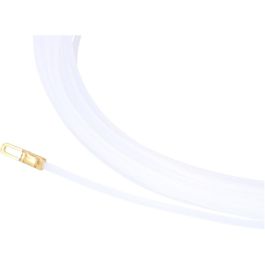 Edm Sonda pasacables guía, nylon, 30 m x 3 mm, blanco
