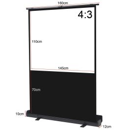 Phoenix Technologies Pantallaport-145 Pantalla Proyección Portátil Manual 72" (4:3) con Carcasa de Acero Phoenix Technologies Pantallaport-145 Pantalla Proyección Portátil Manual 72" (4:3) con Carcasa de Acero