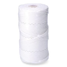 Cordón trenzado polipropileno blanco, calibre 5 mm x 200 m Cordón trenzado polipropileno blanco, calibre 5 mm x 200 m
