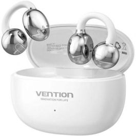 Vention NBWW0 Auriculares Deportivos Bluetooth 5.4 Open Ear OpenBeat Echo Clip A1 Blancos con Estuche de Carga