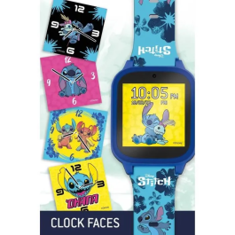 Lisciani Giochi STITCH Reloj Educativo LIS8008324107230 Esferas Personalizables 5 Juegos Interactivos