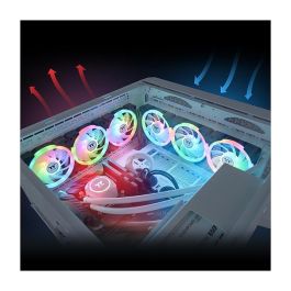 Thermaltake SWAFAN EX14 ARGB Ventilador de PC para Refrigeración 140mm, Iluminación LED, Pack de 3 Unidades