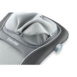 Beurer MG-260 Funda de Asiento de Masaje Shiatsu con Función Luz y Calor, Color Negro