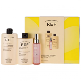 Gift Box Set Ref Stockholm: Ultimate Repair, Sulfates-Free, Hair Shampoo, Repairing & Strengthening, 285 ml + Ultimate Repair, Sulfates-Free, Hair Conditioner, For Hydrate/Detangle & Shine, 245 ml + Shine Elixir, Hair Serum, Softening, 80 ml Precio: 52.5900001. SKU: B1BM3KJTRK