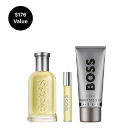 Set de Perfume Hombre Hugo Boss BOSS BOTTLED 3 Piezas