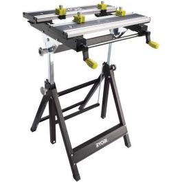 Ryobi RWB03 Banco de trabajo plegable y giratorio, mesa de metal ajustable de aluminio/acero, 7 alturas, 4 inclinaciones, carga 100 kg, 600x570mm Precio: 124.78999951. SKU: B1GL5LMTXJ