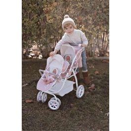 Muñecas Arias Coche Gemelar Universe 45x70x73 cm con Bolso