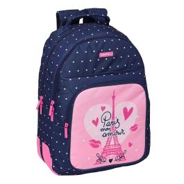 Mochila Escolar Safta Paris Rosa Azul marino 32 x 42 x 15 cm Precio: 24.78999963. SKU: B18R9FZW37