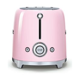 Smeg TSF01PKEU Tostador 2 Rebanadas Estilo Años 50 Rosa