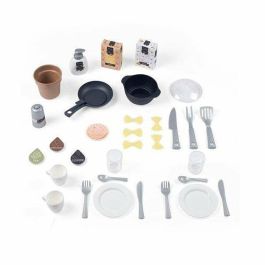 Smoby SMOB312600 Cocina Loft de Juguete con 32 Accesorios para Niños a partir de 3 años