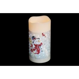 DKD Home Decor Decoración Luminosa Navidad Tradicional, Set 6 Unidades, LED, IP44, Blanco Multicolor, 7.5x15x7.5 cm, 3 Pilas AAA DKD Home Decor Decoración Luminosa Navidad Tradicional, Set 6 Unidades, LED, IP44, Blanco Multicolor, 7.5x15x7.5 cm, 3 Pilas AAA