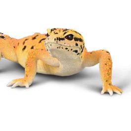 Collecta Gecko Leopardo L-80043 - A Natural World of Miniature Figura Realista de Juguete Educativo