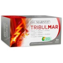 MARNYS Tribulmar 60 Cápsulas Vegetales con Tribulus Terrestris, L-Arginina, L-Lisina, L-Ornitina y Creatina para Rendimiento Físico y Sexual Precio: 27.5. SKU: B19S6C23SJ