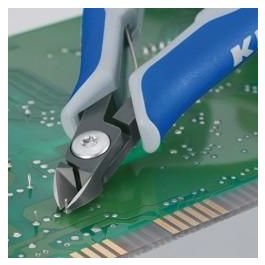 Knipex 79 02 120 - Alicates de corte diagonal de precisión, 6,5 mm, Acero cromo vanadio, 120 mm