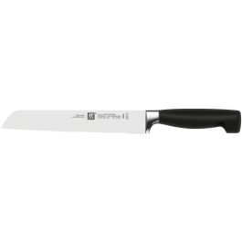 Zwilling 35145-000-0 - Juego de Cuchillos de Chef, Pan, Pelar con Tijeras y Bloque de Esche - Acero Inoxidable
