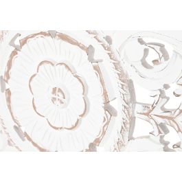 DKD Home Decor Decoración de Pared Indio Blanco MDF 60 x 60 cm