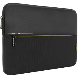 Targus CityGear Funda Protectora Acolchada para Portátiles y Dispositivos 2 en 1 de 14 Pulgadas, Negro