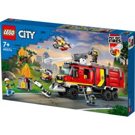 Lego City Juego de Construcción Camión de Bomberos Unidad Móvil de Control de Incendios, 502 Piezas, Edad 7+ Años