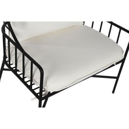 Butaca Home ESPRIT Blanco Negro Metal 70 x 68 x 79 cm