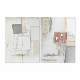 Cuadro Moderno DKD Home Decor Beige Blanco 3.7 x 120 x 90 cm (2 Unidades) Precio: 141.50000029. SKU: S3028238