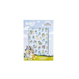 Cerdá Pack de Pegatinas Infantiles Bluey, Set de Adhesivos Decorativos, 18x25 cm, Color Azul, para Niños +3 Años
