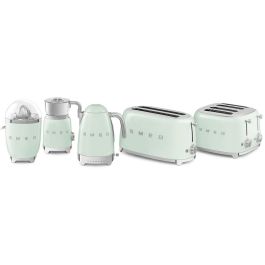 Smeg KLF04PGEU Tetera Eléctrica Estilo 50s, 1.7L 2400W, Verde Pastel con Ajustes de Temperatura