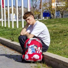 Karactermania Mochila Lilo y Stitch Run. Plus FAN K 44x34x21 cm Ripstop Roja Gran Capacidad