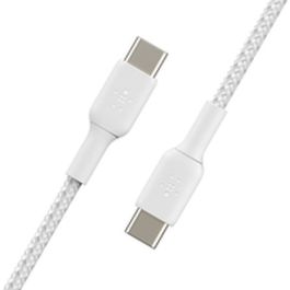 Cable USB-C Belkin CAB004BT2MWH2PK Blanco 2 m (2 Unidades) Cable USB-C Belkin CAB004BT2MWH2PK Blanco 2 m (2 Unidades)