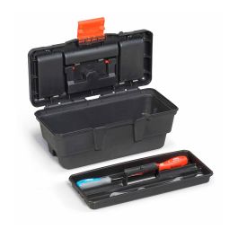 Terry Caja de Herramientas Eko Toolbox 32x16x13 cm con Bandeja y Organizador para Uso Profesional y Doméstico